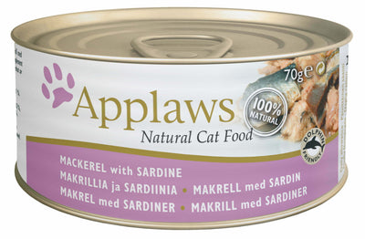 Applaws Kattmat Makrill & Sardiner, 70 g