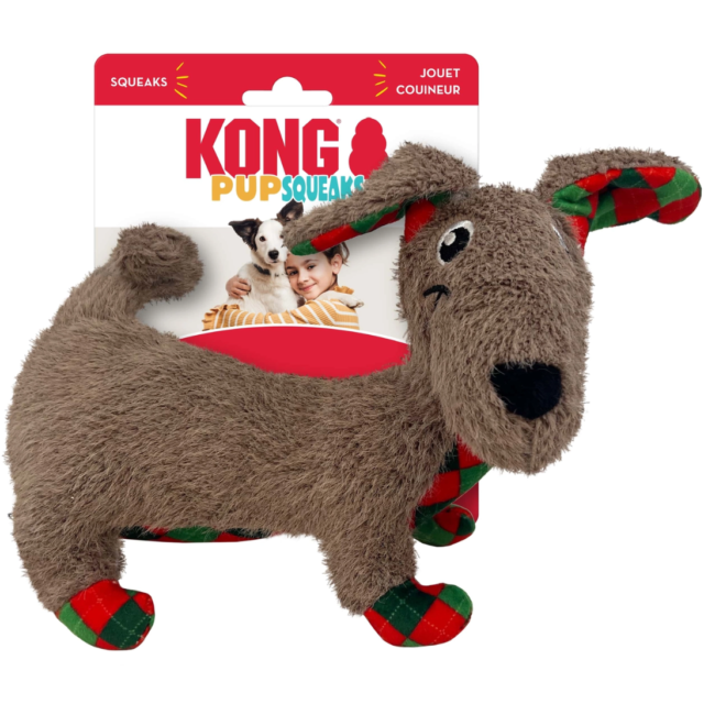 KONG Holiday PupSqueaks Tucker