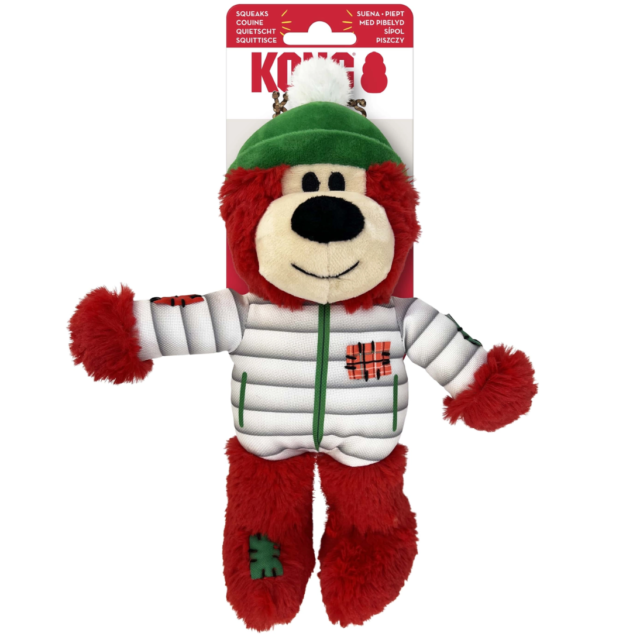 KONG Holiday Wild Knots Bear Assorted