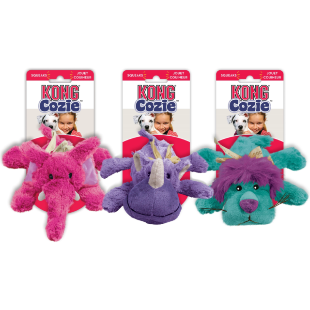 KONG Leksak Cozie Brights