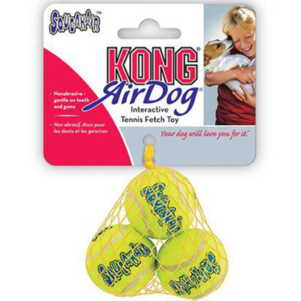 KONG Hundleksak SqueakAir Balls 3p