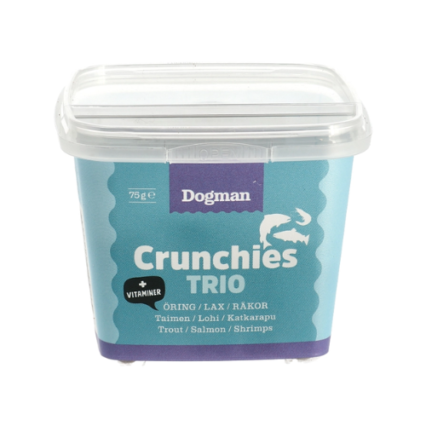 Dogman Crunchies Fisk trio