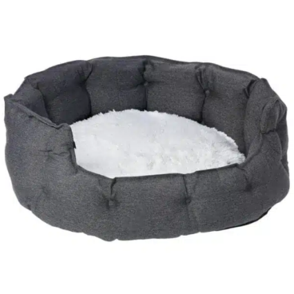 Dogman Bädd Classy Memory foam oval Grå