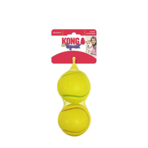 KONG Hundleksak Squeezz Tennis 2p