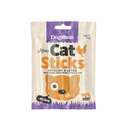 Cat sticks kyckling lever 3p