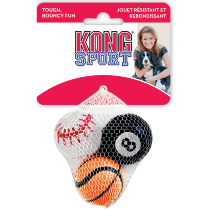 KONG Hundleksak Sport Balls 3p