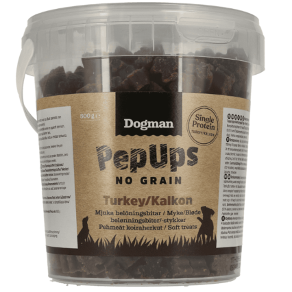 Dogman PepUps no grain kalkon 500g