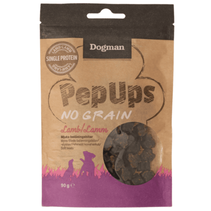 Dogman PepUps no grain lamm 90g
