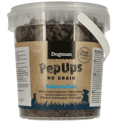 Dogman PepUps 500g med smak av lax