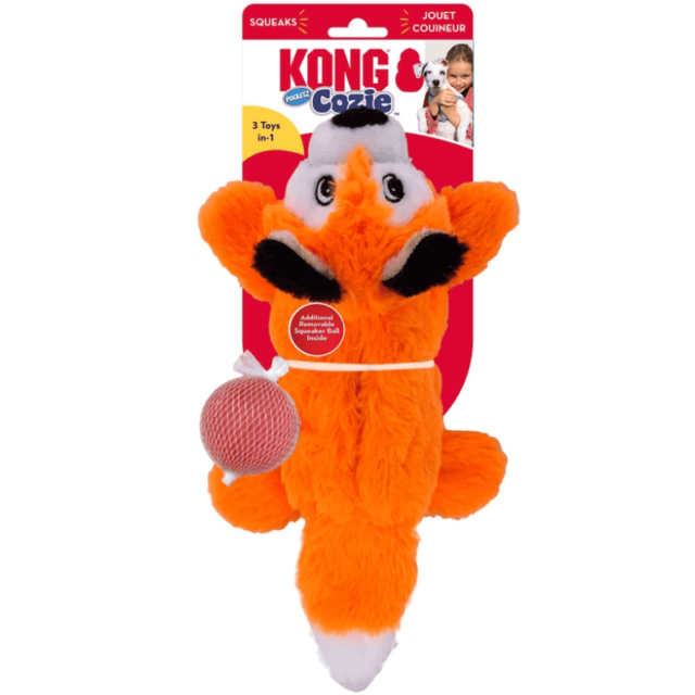 KONG Cozie Pocketz Fox