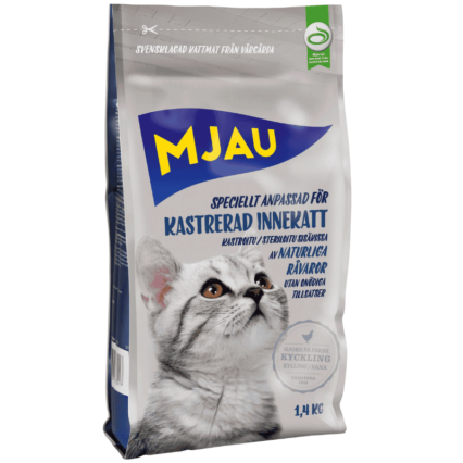 Mjau - Kastrerad innekatt 1,4kg