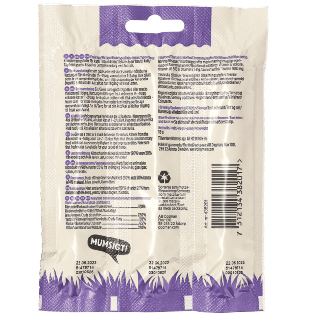 Cat sticks kyckling lever 3p