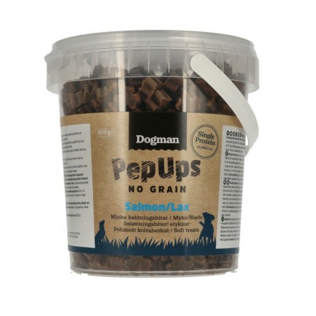 Dogman PepUps 500g med smak av lax