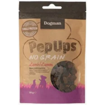 Dogman PepUps no grain lamm 90g