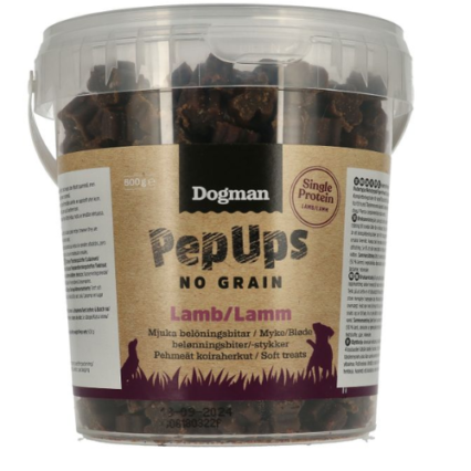 Dogman PepUps no grain Lamm 500g